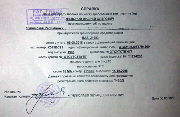 Как подать авто на аннулирование без вторсырья и документов