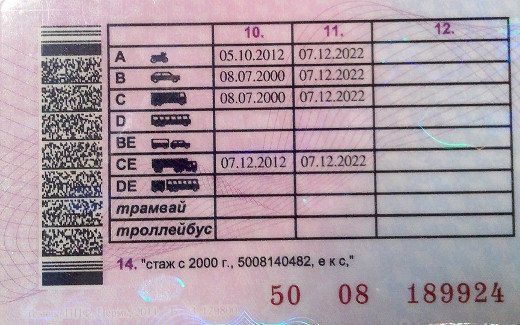 Особые знаки на водительских правах: как расшифровывать буквы и другие знаки на старых и новых водительских правах + фото с примерами
