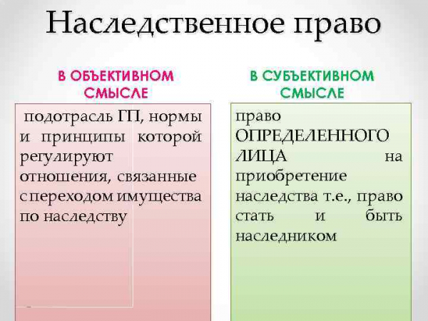 Наследование: основные виды и формы вступления