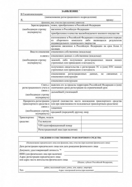 Пошаговая инструкция снятия автомобиля с учета в ГИБДД (ГАИ): заявление, госпошлина и документы